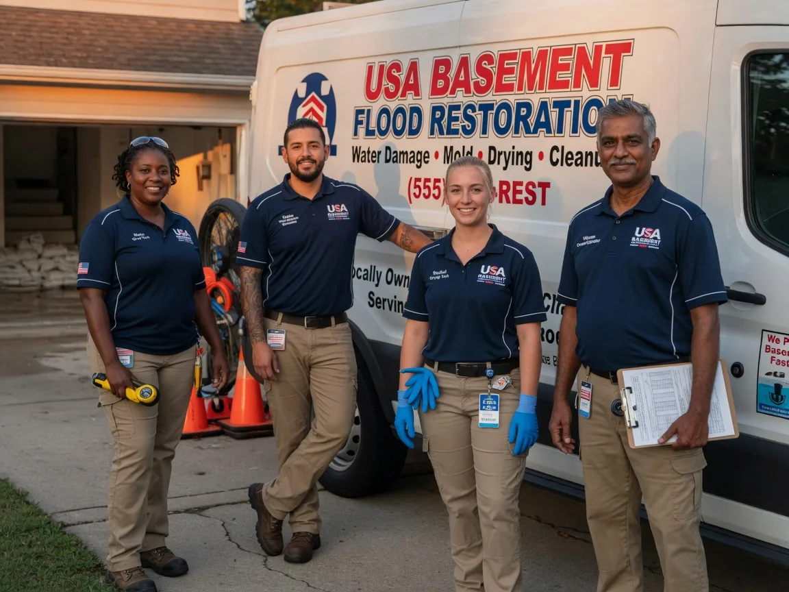 Basement Flood Cleanup company in Hope, ME